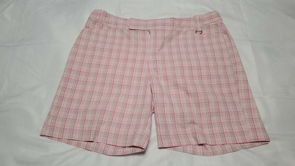 Route 66 Pink Plaid Cotton Shorts Size 9/10